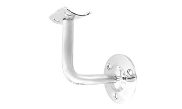 Пристенок с ложементом под Ø38.1 мм, сварной, полированный, (AISI 201) k010-6 купить в Новосибирске