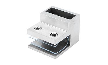 Коннектор торцевой труба-стекло, для трубы 30х10, шлиф t467 SSS купить в Новосибирске