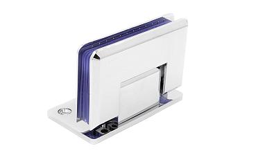 Петля для душевой кабины стена-стекло 90° с односторонним креплением, 90*55, цинк, полированная t305 PZn купить в Новосибирске