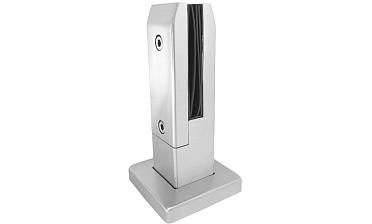 Стеклодержатель литой напольный, плоский 50х50х190 мм, шлифованный (AISI 304) Фk275-2 купить в Новосибирске