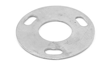 Фланец стойки 38/90 х 5 (4,3) х AISI 304 #200 3 отв х М10 х 20 k116-38-7 купить в Новосибирске