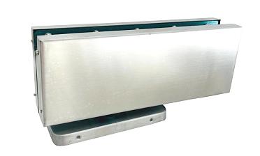 Фитинг нижний со встроенным доводчиком для стеклянной двери до 80 кг, шлифованный t185-2 SSS   купить в Новосибирске