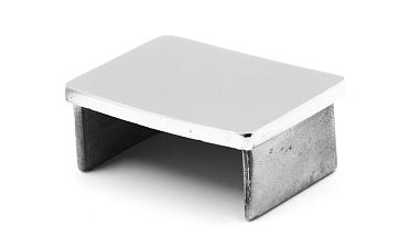 Заглушка для профильной трубы 40х60 мм, полированная, хром (AISI 304) k543 купить в Новосибирске