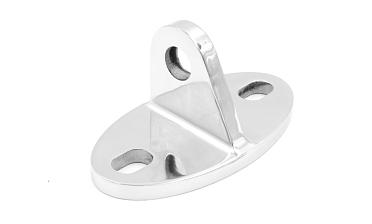 Крепление ванты(тяги) козырька к стене (AISI304), литое, полированное k658 купить в Новосибирске