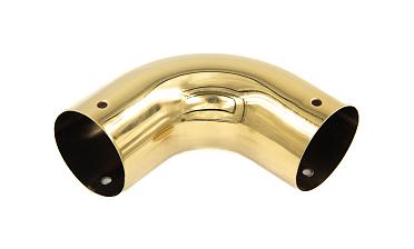 Отвод 90° для круглого пластикового поручня, золото k259-88 купить в Новосибирске