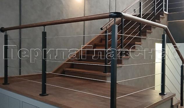 Перила на тросах в Новосибирске. Готовые проекты ПерилаГлавСнаб
