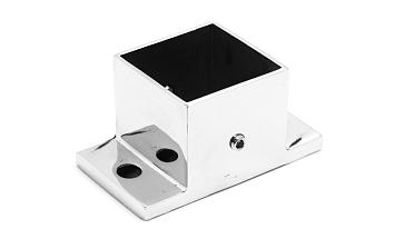 Фланец для трубы 40х40, укороченный, полированный, литой AISI 304 k553 купить в Новосибирске