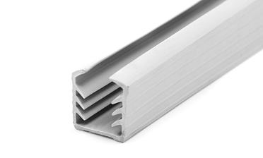 Уплотнитель в поручень с пазом 24х24 для стекла 12мм, EPDM (3-х метровый) СЕРЫЙ Фk301-G купить в Новосибирске