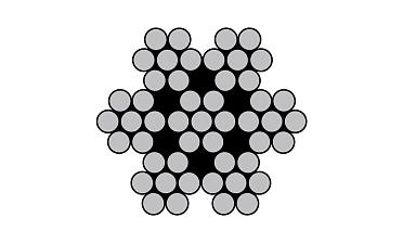 Трос из нержавеющей стали средней жесткости Ø6 мм AISI 304 Ф-1070 купить в Новосибирске