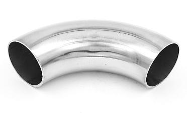 Длинный отвод поручня под сварку Ø50.8х180х1.5 мм, длина 180 мм, полированный 400 Grit, (aisi 304) k021-11 купить в Новосибирске