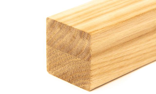 Дубовый поручень 40х40 некрашеный БЕЗ ПАЗА, Премиум Ф-1076 2