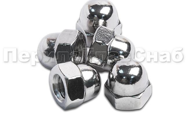 Колпачковая гайка нерж. М10 (DIN1587 A2) М-3118