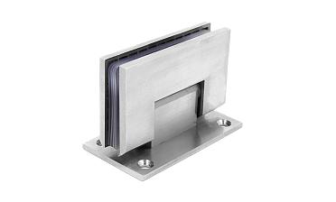 Петля для душевой кабины стена-стекло 90° 90х55 мм AISI 304 шлифованная t301-2 SSS купить в Новосибирске