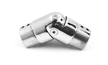 Соединитель поручня с пазом регулируемый, d=42,4 мм, полированный, AISI304 k195 купить в Новосибирске