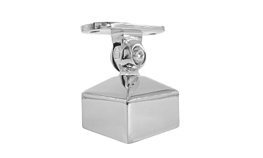 Наконечник 40х40 мм внешний полированный, с ложе под ПЛОСКОСТЬ, литой, регулируемый, облегченный, AISI 304, k239-5-NEW купить в Новосибирске