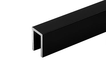 П-образный профиль 19x13, L=2200, алюминий ,черный, уценка t756 BL-У купить в Новосибирске