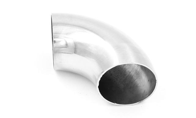 Отвод поручня под сварку Ø48.3х120х1.5 мм, 90°, полированный 600 Grit (AISI 304) k237-120 4