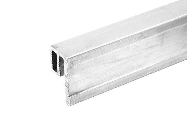 Профиль-упор для душевых, длина 2200 мм, хим полировка t116 AL 5