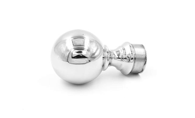 Наконечник шар на стойку Ø38.1 мм, литой, полированный, AISI 304 k070 4