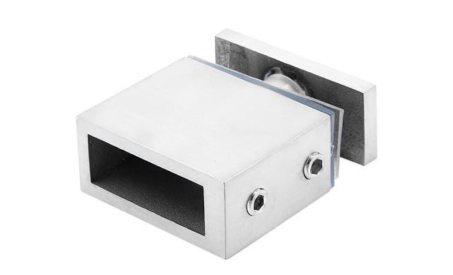 Соединитель труба-стекло, для прямоугольного трека, шлифованный t462 SSS 7