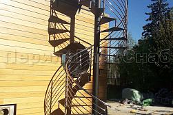 Ограждения маршевых лестниц и площадок в Новосибирске. Готовые проекты ПерилаГлавСнаб - фото 6