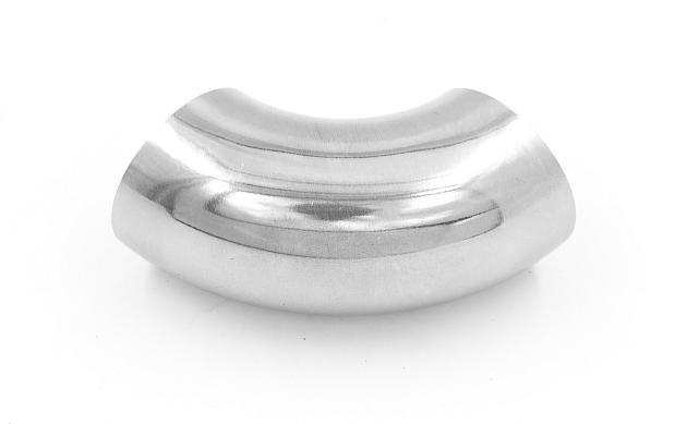 Отвод поручня под сварку Ø38.1х1.45 мм, полированный 400 Grit, (AISI 316) k095-4 5