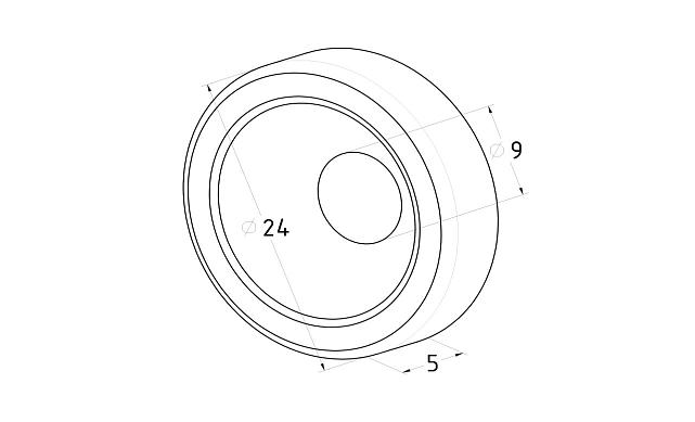 Шайба М8, шлифованная, (AISI 304) k079-2 3