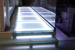 Стеклянные полы и подиумы в Новосибирске. Готовые проекты ПерилаГлавСнаб - фото 1