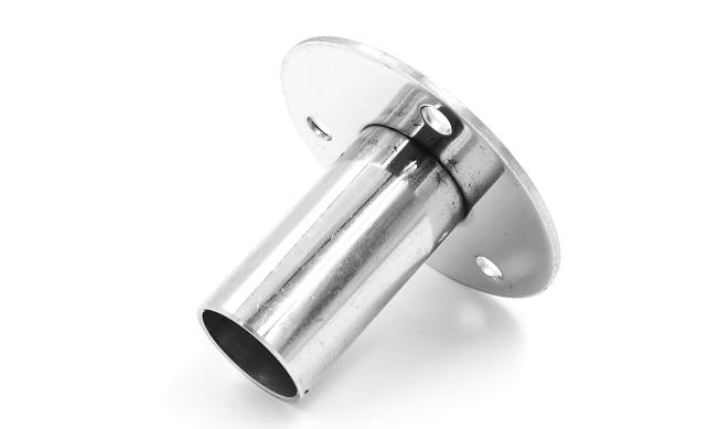 Треханкерная закладная для трубы Ø38.1х1.5 мм, на деревянную ступень ФЛАНЕЦ 3 мм (AISI 316) k232-3 3