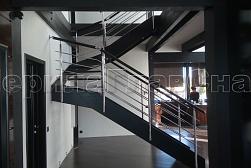 Перила для лестниц из металла в Новосибирске. Готовые проекты ПерилаГлавСнаб - фото 8