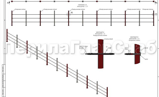 Зажимы для троса Ø5 мм, литой, полированный (AISI 304) k077-5 3