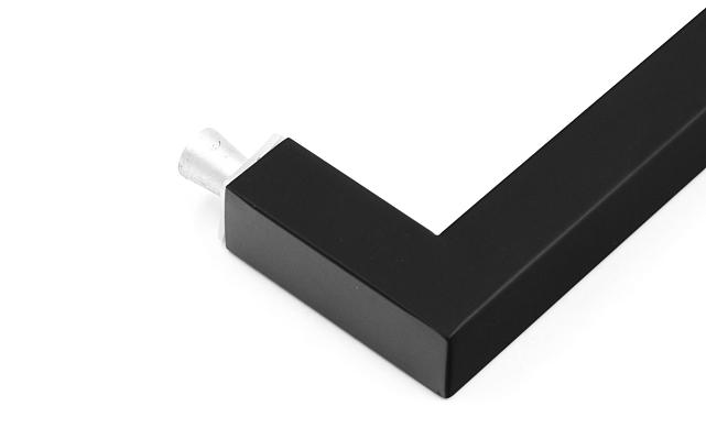 Ручка-скоба 171х20х20 мм, нержавеющая сталь AISI 304, черная t667 Bl 5