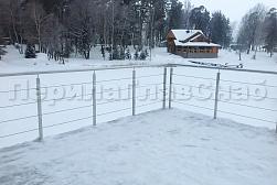 Перила и ограждения для террас в Новосибирске. Готовые проекты ПерилаГлавСнаб - фото 17