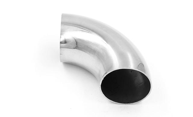 Отвод поручня под сварку для Ø50.8х145х1.5 мм,  полированный 400 Grit, (AISI 304) k021-14 5