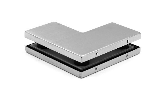 Фитинг угловой большой, шлифованный t160 SSS 6