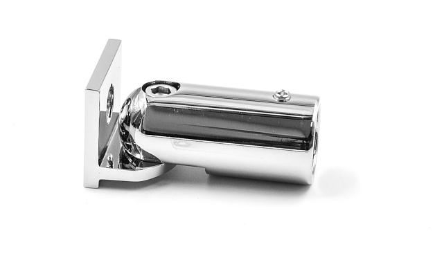 Соединитель труба-стена 19 мм, шарнирный, латунь, полированная t916 PС 3