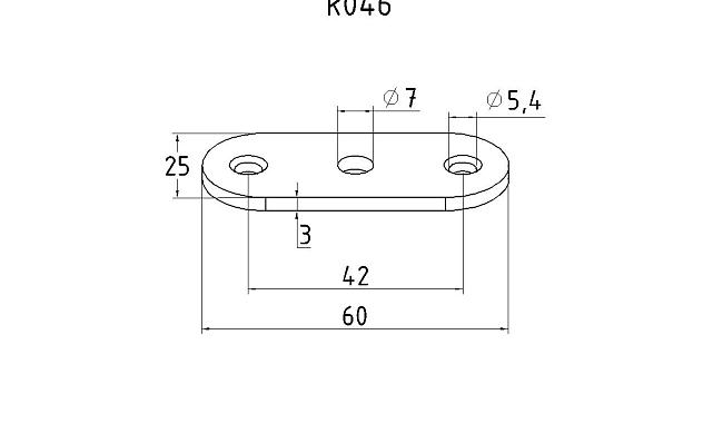 Лодочка (ложемент) под плоскость, литой, полированный, нержавеющий AISI 304 k046 2