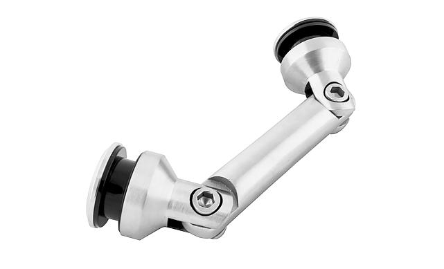 Крепление стекло-стекло, штанга 82 мм, без зенковки tt202-82А SSS 6