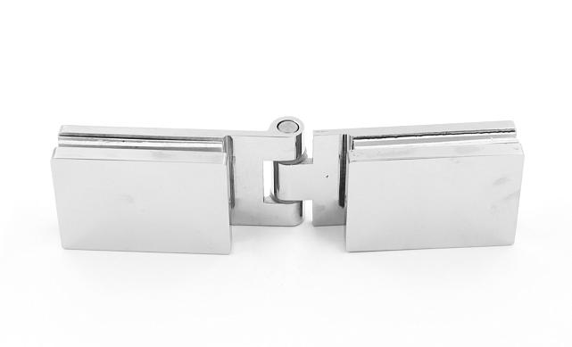 Душевая петля стекло-стекло, нержавеющая сталь AISI 304, полированная t321 PSS 8