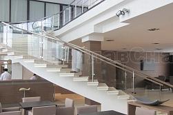 Ограждения для лестниц в Новосибирске. Готовые проекты ПерилаГлавСнаб - фото 2