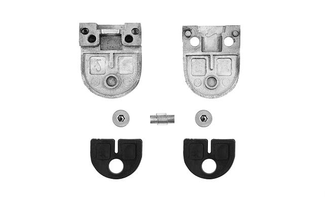 Стеклодержатель литой, под стекло 8-10 мм (4+4 мм), на плоскость 40х23х48 полированный (AISI 316) k002-4 7