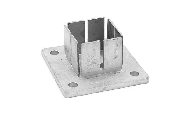 Цанга под трубу 40х40 мм, полированная, (AISI 304) k333 4