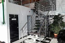 Перила для лестниц из металла в Новосибирске. Готовые проекты ПерилаГлавСнаб - фото 18