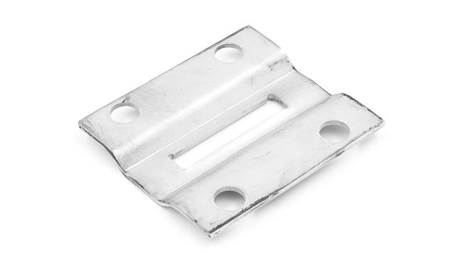 Боковой крепеж стойки под Ø38.1 мм, полированный (AISI 304) k056-4 5