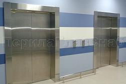 Облицовка лифтовых порталов из нержавеющей стали в Новосибирске. Готовые проекты ПерилаГлавСнаб - фото 1