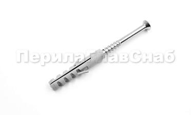 Потайной винт под шестигранник 10х120 мм в комплекте с дюбелем д.12 k601-19-120 купить в Новосибирске
